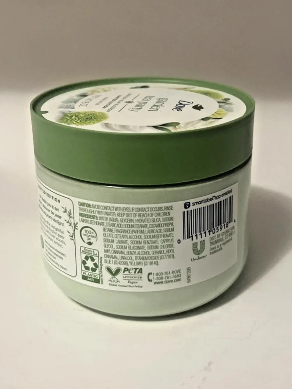 NEW Dove Garden Tea Party English Pear Blossom Body Scrub – Limited Edition
